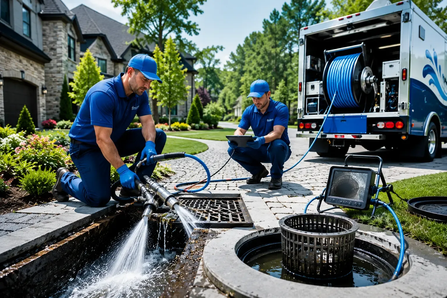 Local outdoor drain cleaning professionals in West Granby, CT