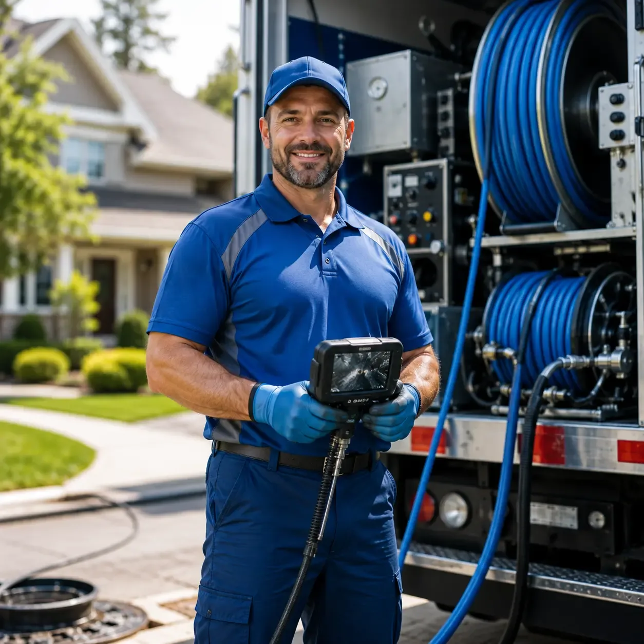 Local outdoor drain cleaning specialists in West Granby, CT